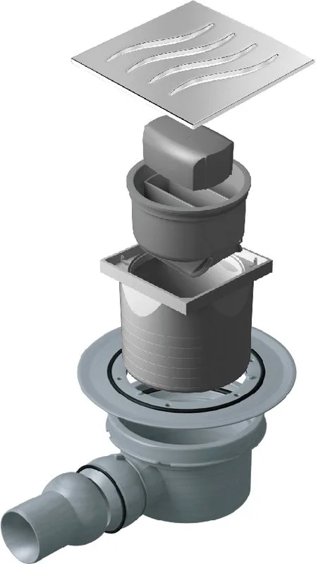 Душевой трап Pestan Confluo Standard Dry 113000015, хром Sancos — официальный сайт