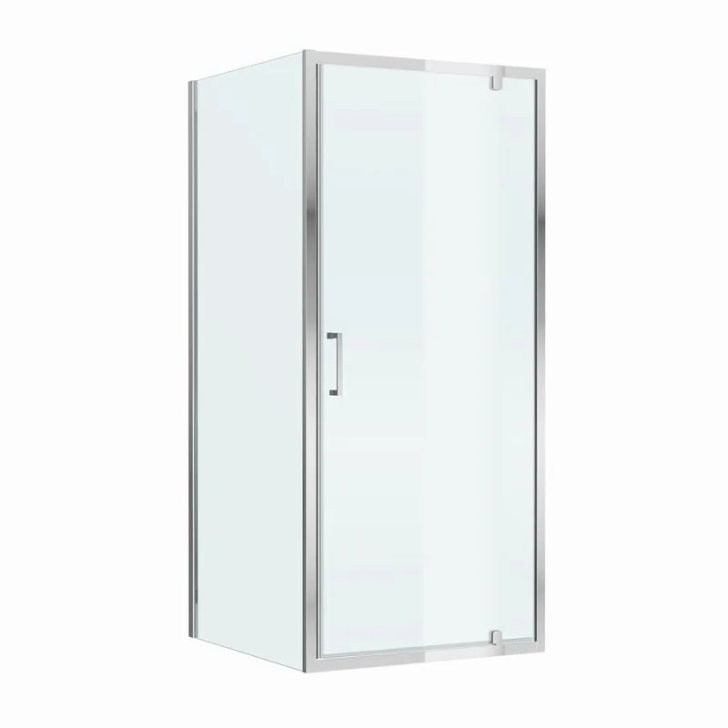 Душевой уголок Cezares Molveno A 1 100 C Cr IV 100х100 см, профиль хром, стекло прозрачное Sancos — официальный сайт