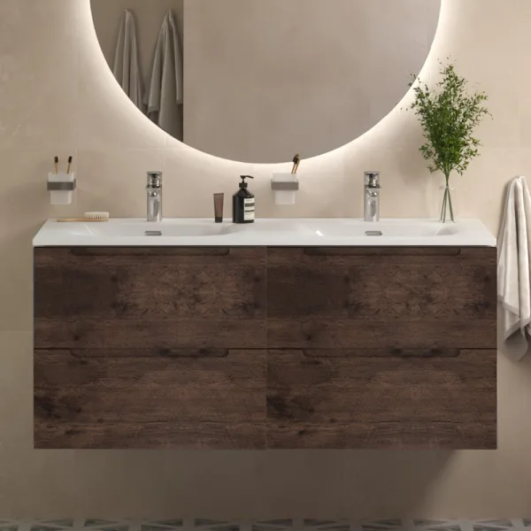 Тумба под раковину без столешницы BelBagno Etna 120 для двоих, rovere moro Sancos — Оригинал