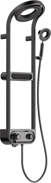 Душевая стойка AQUAme AQM8004B, черная Sancos — Оригинал