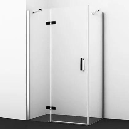 Душевой уголок Wasserkraft Aller 10H06LB black matt, 120x80 см Sancos — Оригинал