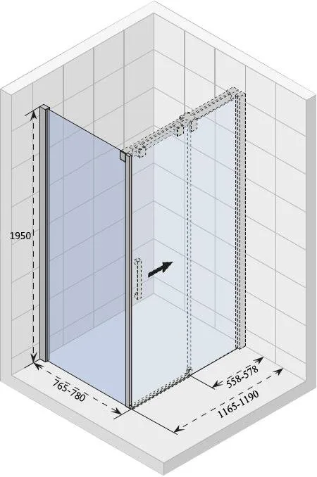 Душевой уголок Riho Ocean O203 120x80, R Sancos — официальный сайт