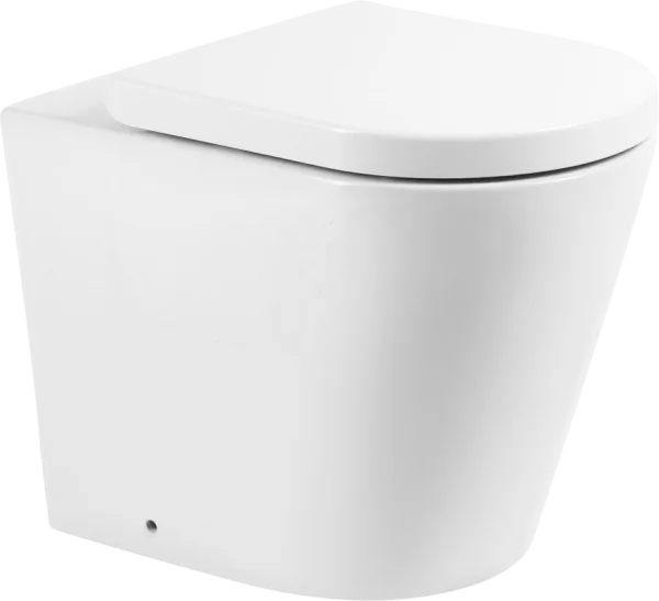 Унитаз приставной напольный BelBagno Flay-r BB1003CBR сиденье BB865SC с микролифтом, безободковый, г Sancos — Оригинал