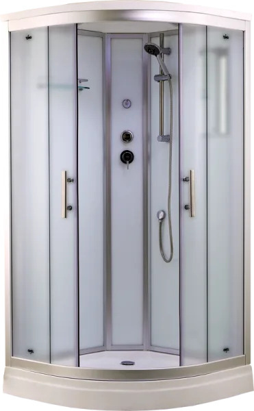 Душевая кабина Timo Standart T-6609SF Silver Fabric с низким поддоном, профиль хром Sancos — Оригинал