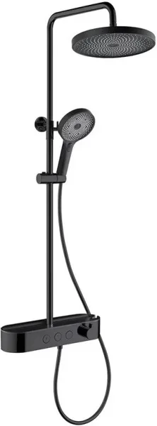 Душевая стойка AQUAme AQM8009B, черный матовый Sancos — Оригинал
