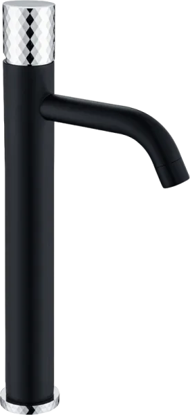 Смеситель для раковины Boheme Stick 122-BCR black diamond chrome Sancos — Оригинал
