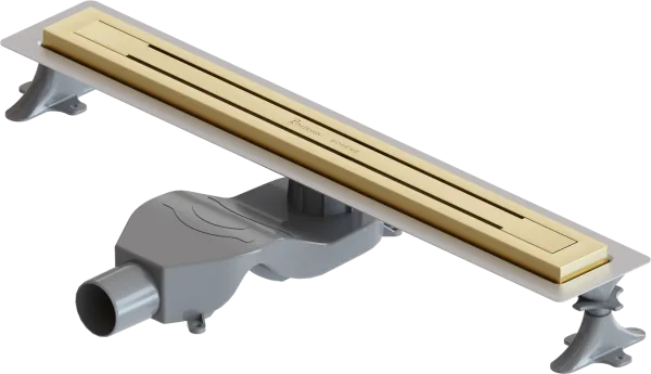 Душевой трап (лоток) Boheme Premium Trendy 60 см, золото Sancos — Оригинал