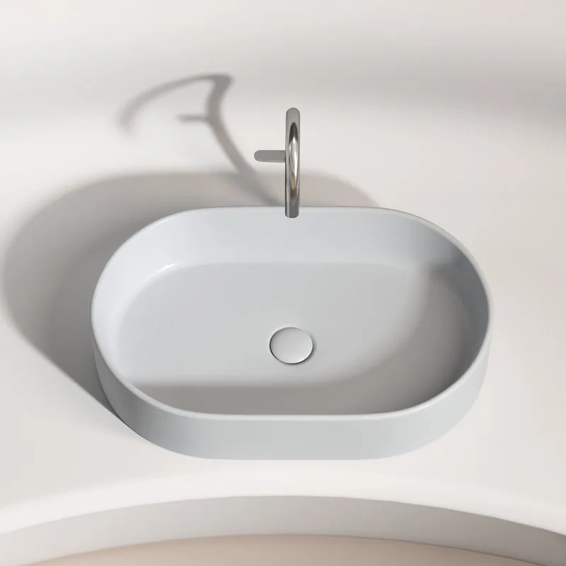 Накладная раковина Ceramicanova Element CN6048MW белая матовая Sancos — официальный сайт