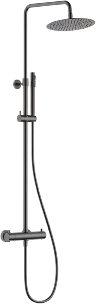 Душевая стойка AQUAme AQM8006GM, оружейная сталь Sancos — Оригинал
