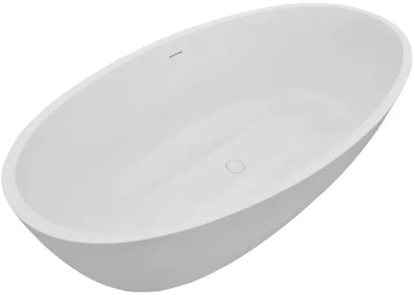 Ванна из искусственного камня Fontana Адель ФР-00018393 170x85,8 см, белая Sancos — Оригинал