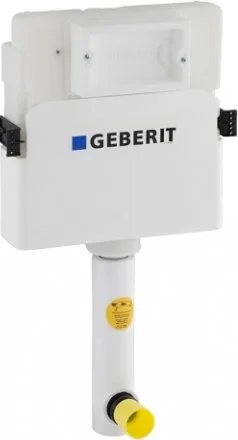 Смывной бачок скрытого монтажа Geberit UP 100 109.100.00.1, для унитазов, с отводом Sancos — Оригинал