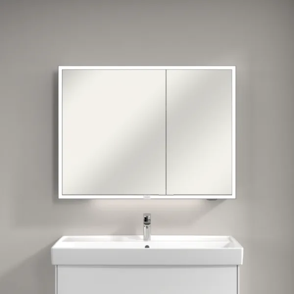 Зеркало-шкаф Villeroy & Boch My View Now A4551000 100х75 с LED-подсветкой, 6500 K Sancos — Оригинал