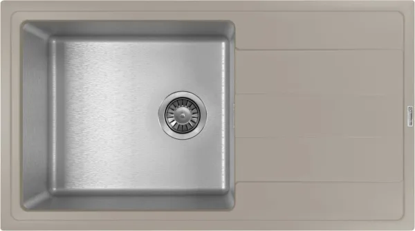 Мойка кухонная Florentina Комби 860 грей Sancos — Оригинал