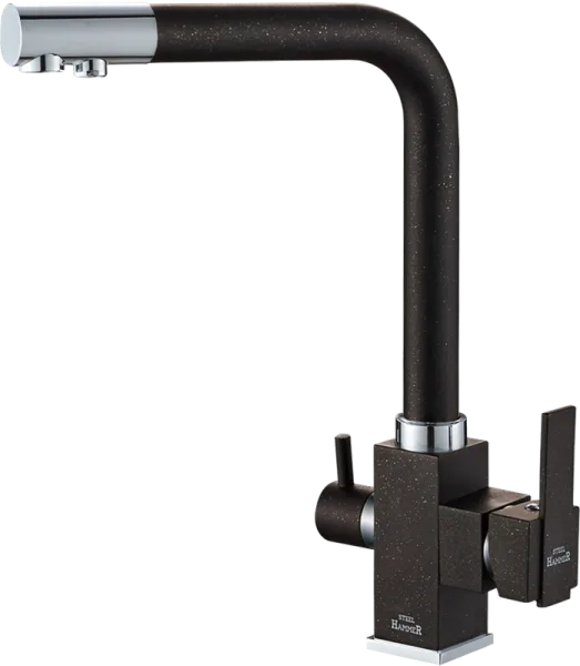 Смеситель для кухни Steel Hammer SH 805 Black Cr Sancos — Оригинал
