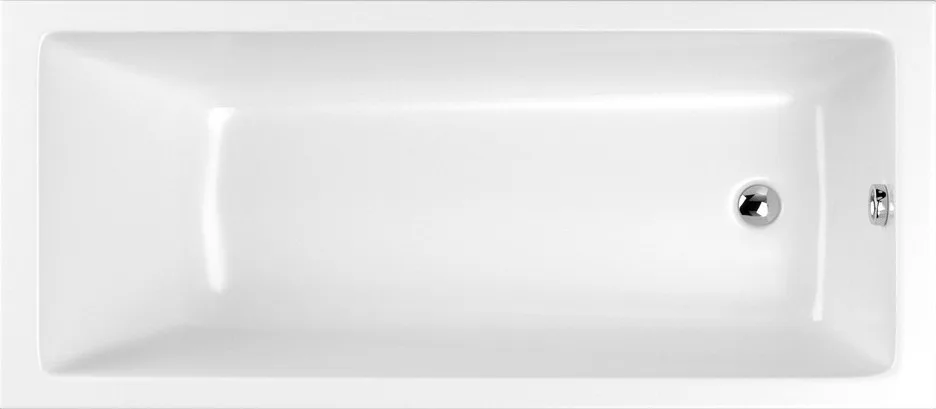 Акриловая ванна WHITECROSS Wave 170x70 см, пристенная, белая Sancos — официальный сайт