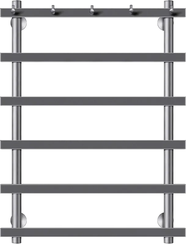 Полотенцесушитель электрический Secado Понтида 1 K, R 80x50, графит Sancos — официальный сайт