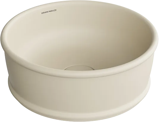 Накладная раковина KERAMA MARAZZI Circo 36 песочная матовая Sancos — Оригинал