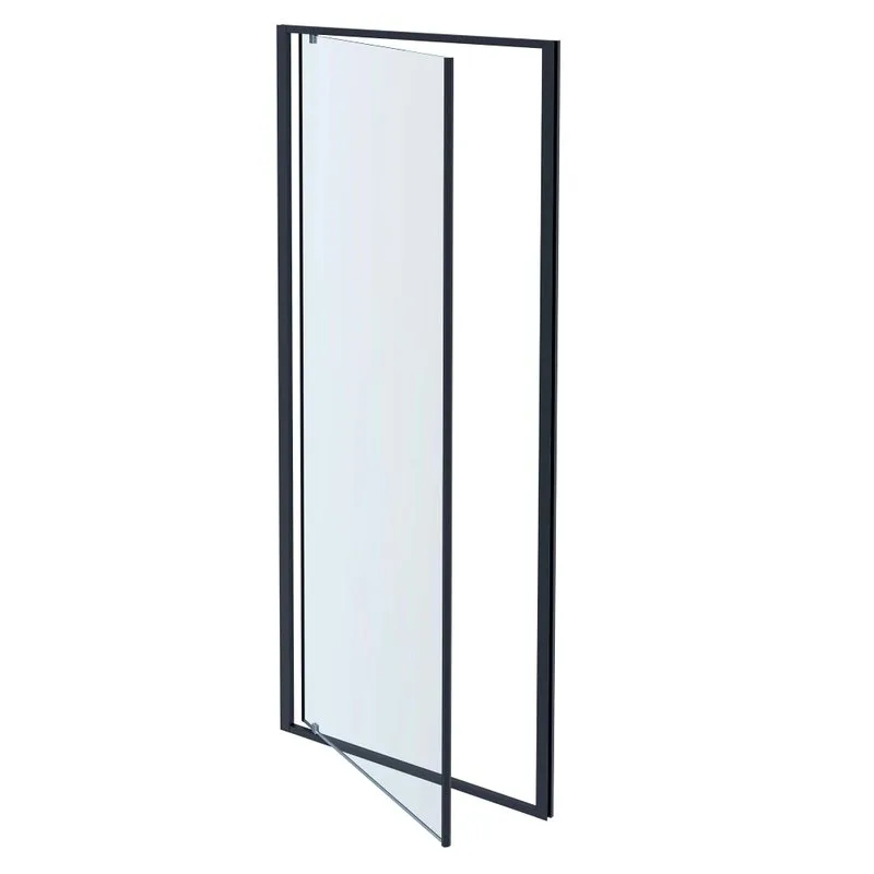 Душевая дверь в нишу AQUATEK AQ ARI PI 10020GM 100х200 см, профиль оружейная сталь, стекло прозрачно Sancos — официальный сайт