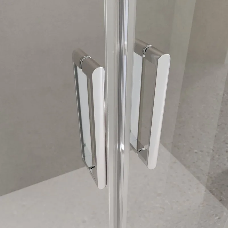 Душевая дверь в нишу BelBagno Luce BF-2-160-C-Cr профиль хром, стекло прозрачное Sancos — официальный сайт
