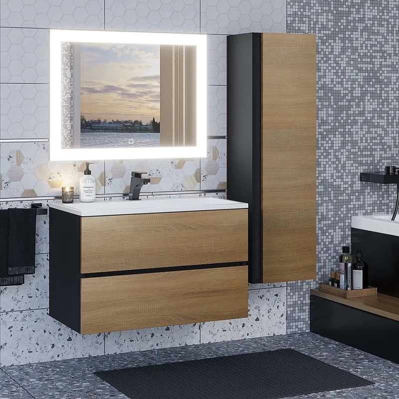 Зеркало Uperwood Barsa 90х80 с подсветкой, с антизапотевателем Sancos — официальный сайт