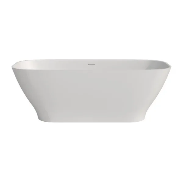 Ванна из искусственного камня WHITECROSS Clover 170x70 см, отдельностоящая, матовая белая, овальная, Sancos — Оригинал