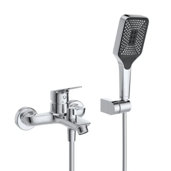 Смеситель для ванны с душем BelBagno Due VASM-CRM, хром Sancos — Оригинал