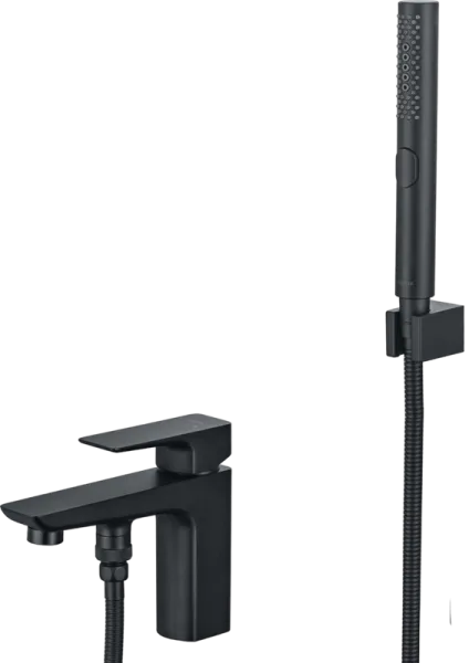 Смеситель на борт ванны AQUATEK Вега AQ1044MB, матовый черный Sancos — Оригинал