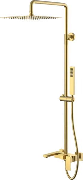 Душевая стойка Boheme Qubic 478-MG, matt gold Sancos — Оригинал