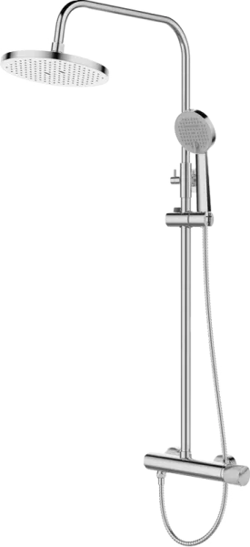 Душевая стойка Bronze de Luxe Focus 24612CM, хром, мрамор Sancos — Оригинал