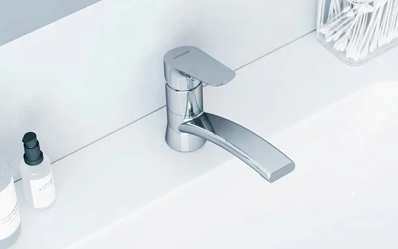 Смеситель для раковины Damixa Jupiter 770220001 с поворотным изливом, хром Sancos — официальный сайт