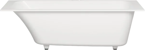 Ванна из искусственного камня Salini Orlanda S-Sense 170x80 см, встраиваемая, матовая белая, на ножк Sancos — Оригинал