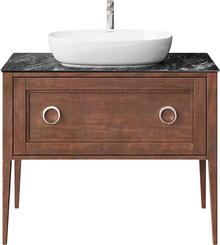 Тумба под раковину без столешницы KERAMA MARAZZI Plaza Classic Neo 100 напольная, орех Sancos — официальный сайт