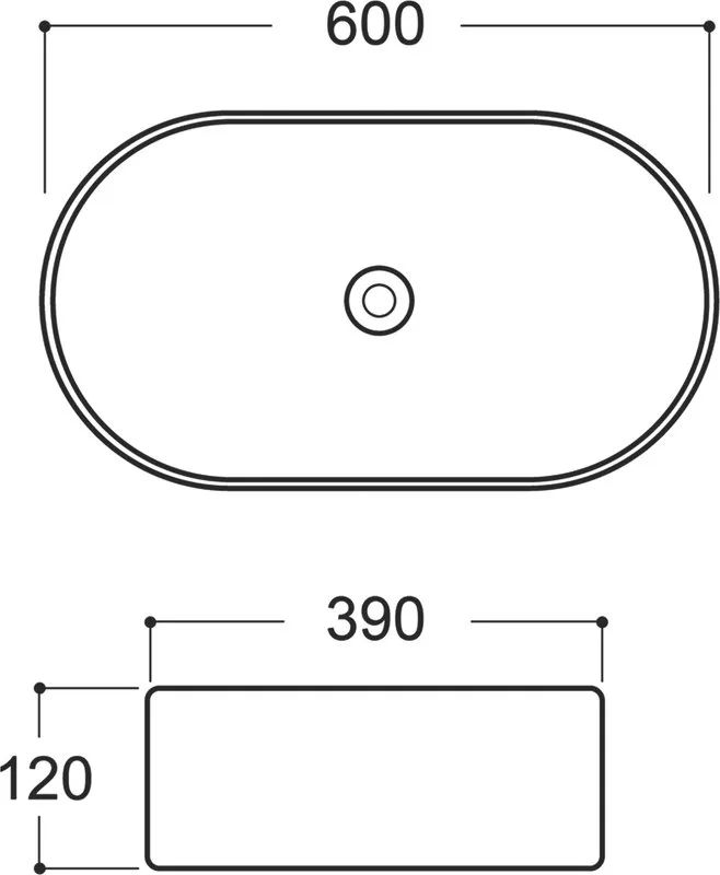 Накладная раковина Aqueduto Espiral ESP0220 60 см белая матовая Sancos — официальный сайт