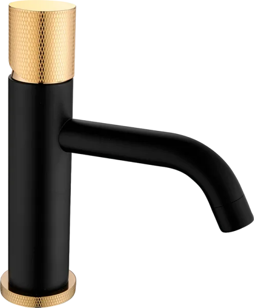 Смеситель для раковины Boheme Stick 121-BG.2 black touch gold Sancos — Оригинал