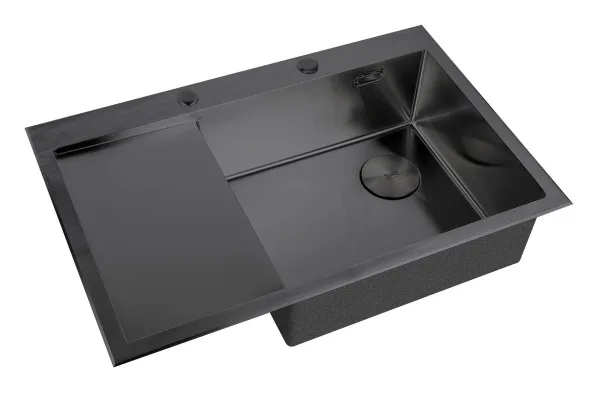 Кухонная мойка ZorG LUX 7851-R GRAFIT Sancos — Оригинал