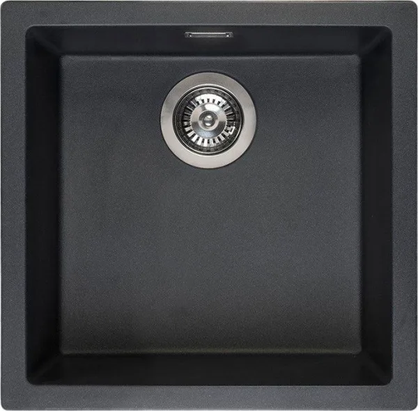 Мойка кухонная Reginox Amsterdam 40 Black Silvery 3,5" (R32312) Sancos — Оригинал
