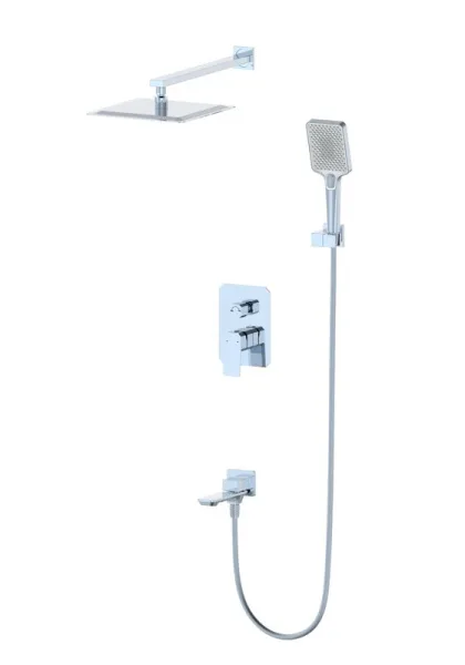 Душевой комплект Wonzon & Woghand WW-88939011-CR, С ВНУТРЕННЕЙ ЧАСТЬЮ, хром Sancos — Оригинал