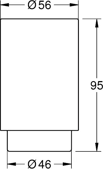Стакан Grohe Selection 41029000 без держателя Sancos — официальный сайт