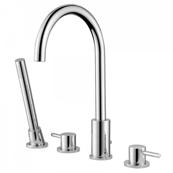 Смеситель на борт ванны Abber Wasser Kreis AF8113, хром Sancos — Оригинал