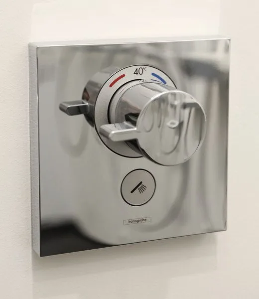 Термостатический смеситель встраиваемый Hansgrohe ShowerSelect Highfow 15761000, для душа, хром Sancos — официальный сайт