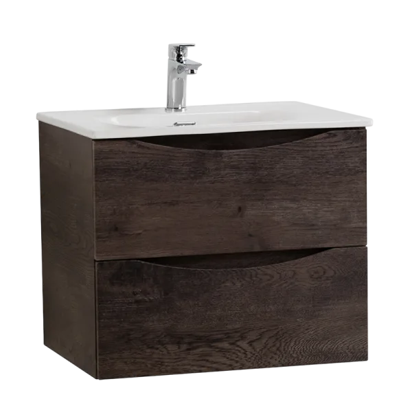 Тумба под раковину без столешницы BelBagno Marino-cer-mini 50 подвесная, rovere nature grigio Sancos — Оригинал