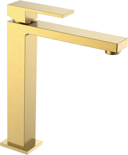 Смеситель для раковины Boheme Qubic 472-MG matt gold Sancos — Оригинал