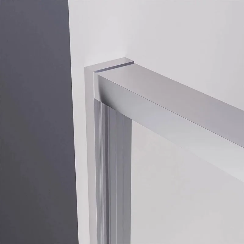 Душевая дверь в нишу Veconi Premium Prato 300 CH-L 100, профиль матовый хром, стекло прозрачное Sancos — официальный сайт