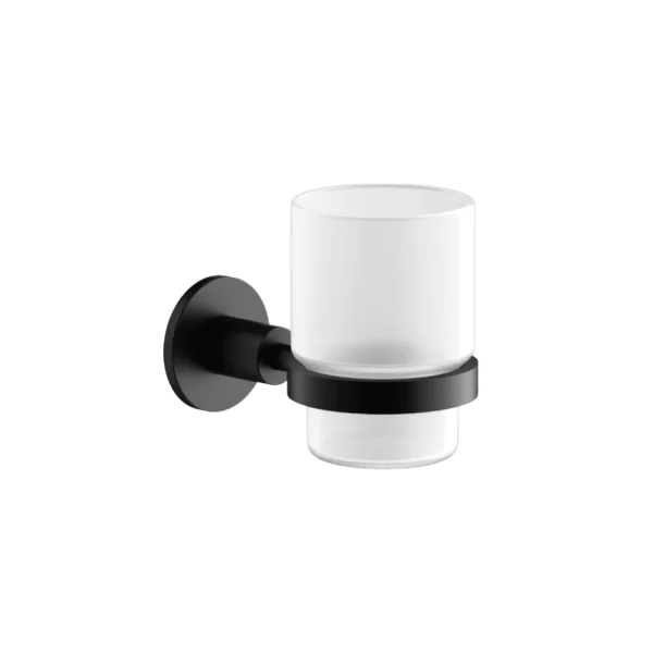 Стакан для ванной Sancos Base SC9030MB черный матовый Sancos — Оригинал