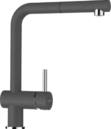 Смеситель для кухни Schock Cristalite Epos-D, выдвижной излив, баварский камень Sancos — Оригинал
