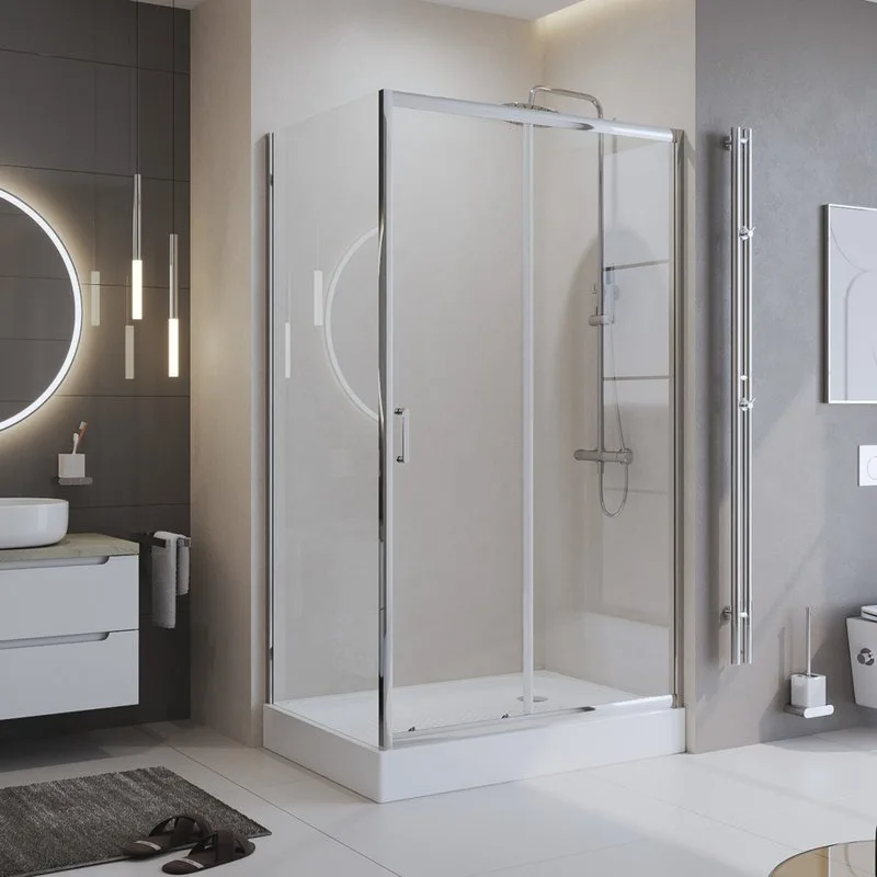 Душевой уголок BelBagno Uno Uno-195 AH 1 120/90 C Cr Sancos — официальный сайт