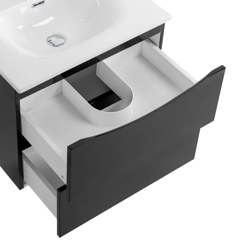 Тумба под раковину без столешницы BelBagno Marino-cer-n 70 подвесная, nero lucido Sancos — официальный сайт