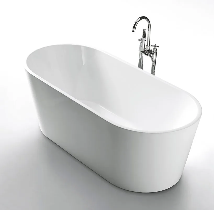 Акриловая ванна BelBagno BB202-1600-800 160x80 см, отдельностоящая, белая, овальная, на ножках, со с Sancos — официальный сайт
