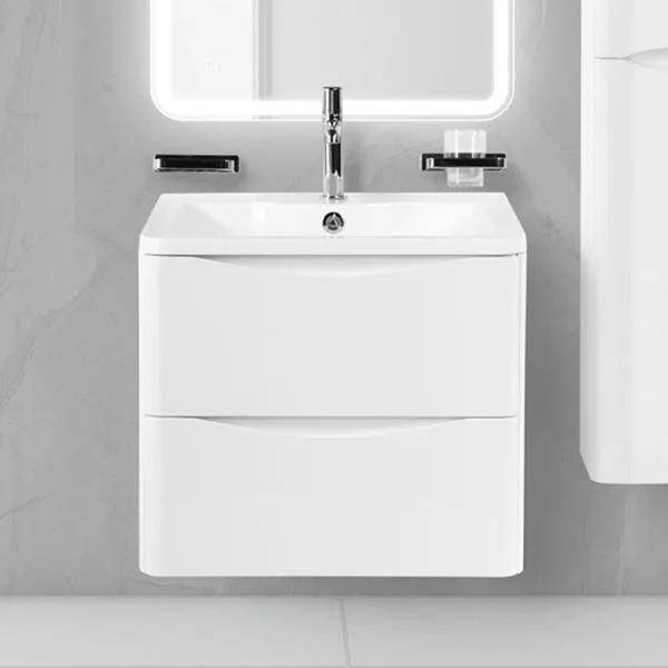Тумба под раковину без столешницы BelBagno Acqua 70 подвесная, bianco lucido Sancos — Оригинал
