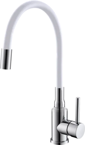 Смеситель для кухни Alveus Flexa 1147019 белый Sancos — Оригинал